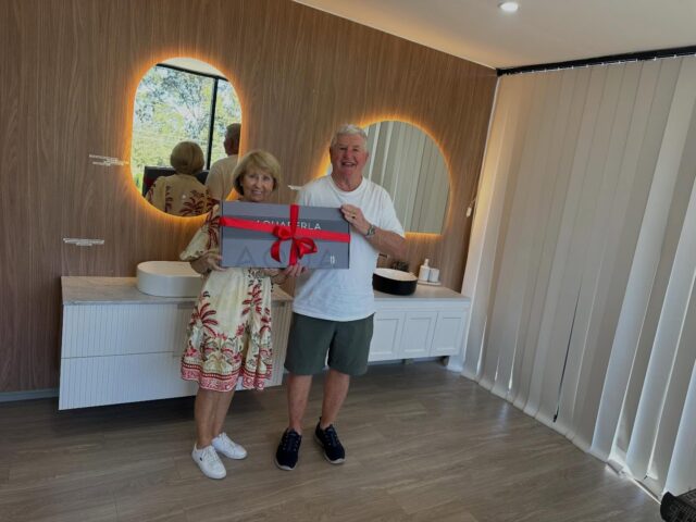 🎉 Congratulations to our lucky winner! 🎉
We’re so happy to see our latest giveaway winner, enjoying their special prize! 🏆 Thank you for stopping by our booth at the Home Show and sharing this moment with us.
Stay tuned for more exciting offers and giveaways! 🛁  #HomeShow #BathroomRenovation #PrizeWinner #Giveaway #RenovationDreams SydneyRenovations CustomerAppreciation HomeImprovement AnatolianRenovations