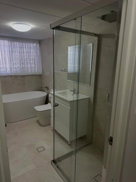 Dream Bathroom Alert!
Another project completed, and we couldn’t be happier with how this bathroom turned out in Merrylands. From spacious storage to a stunning shower design, it’s everything you need for your perfect bathroom. 🔨💫
#RenovationSuccess #HomeMakeover #SydneyRenovations #BathroomInspo #MerrylandsRenovation